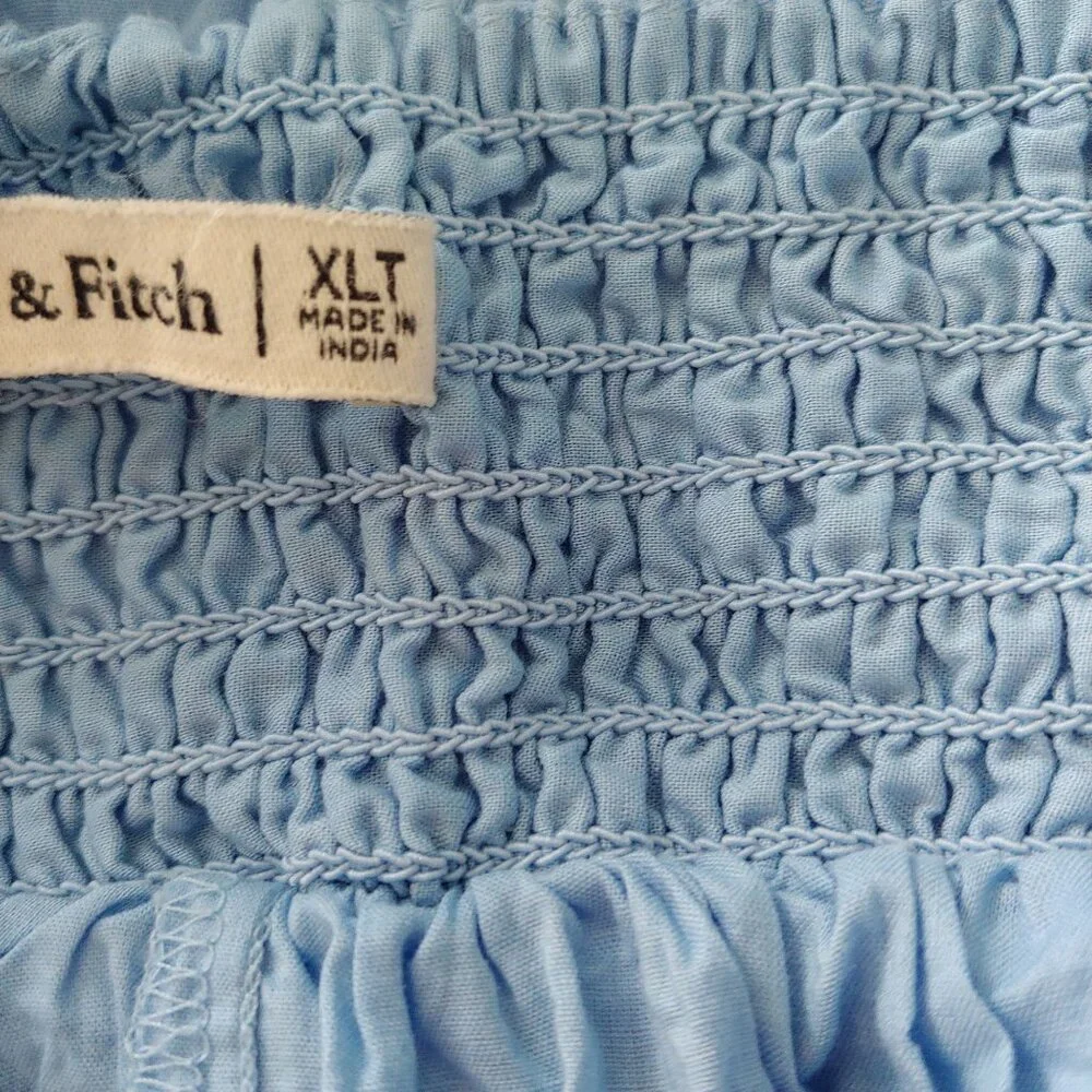 Abercrombie & Fitch Dress Festival Boho Coastal Softgirl Romantic Effortless XLT